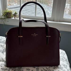 Kate Spade Dark Burgundy Satchel